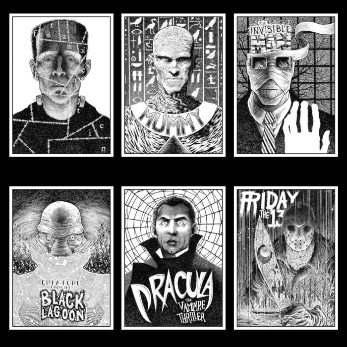 Marco Fontanili: Portraits Of Horror stampe in edizione limitata